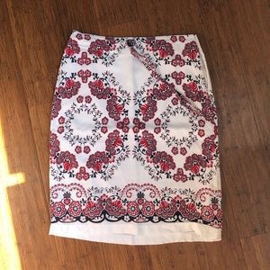 Ann Taylor Cotton Fully Lined Skirt Drawstring 4